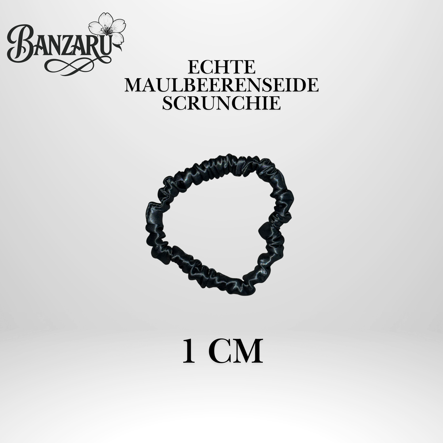 BANZARU Maulbeerseide Scrunchie Set – 100% 19-Momé 6A Seide (3 Größen)