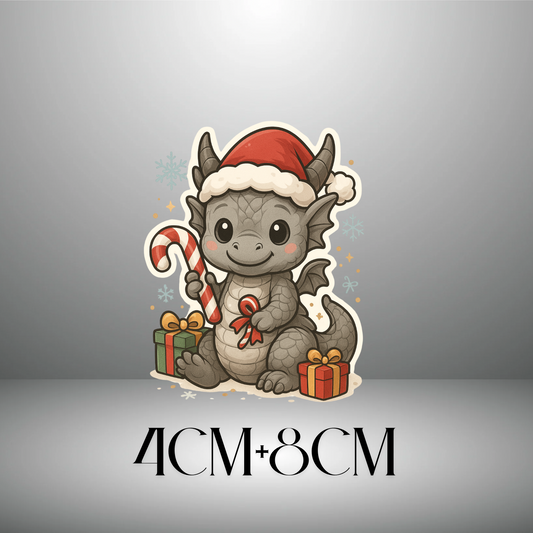 🐉 Weihnachts BANZARU Drachen Sticker – Limitierte Winteredition Vorbestellung!