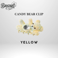 Candy Bear Clip – Geflockte Haarklammer