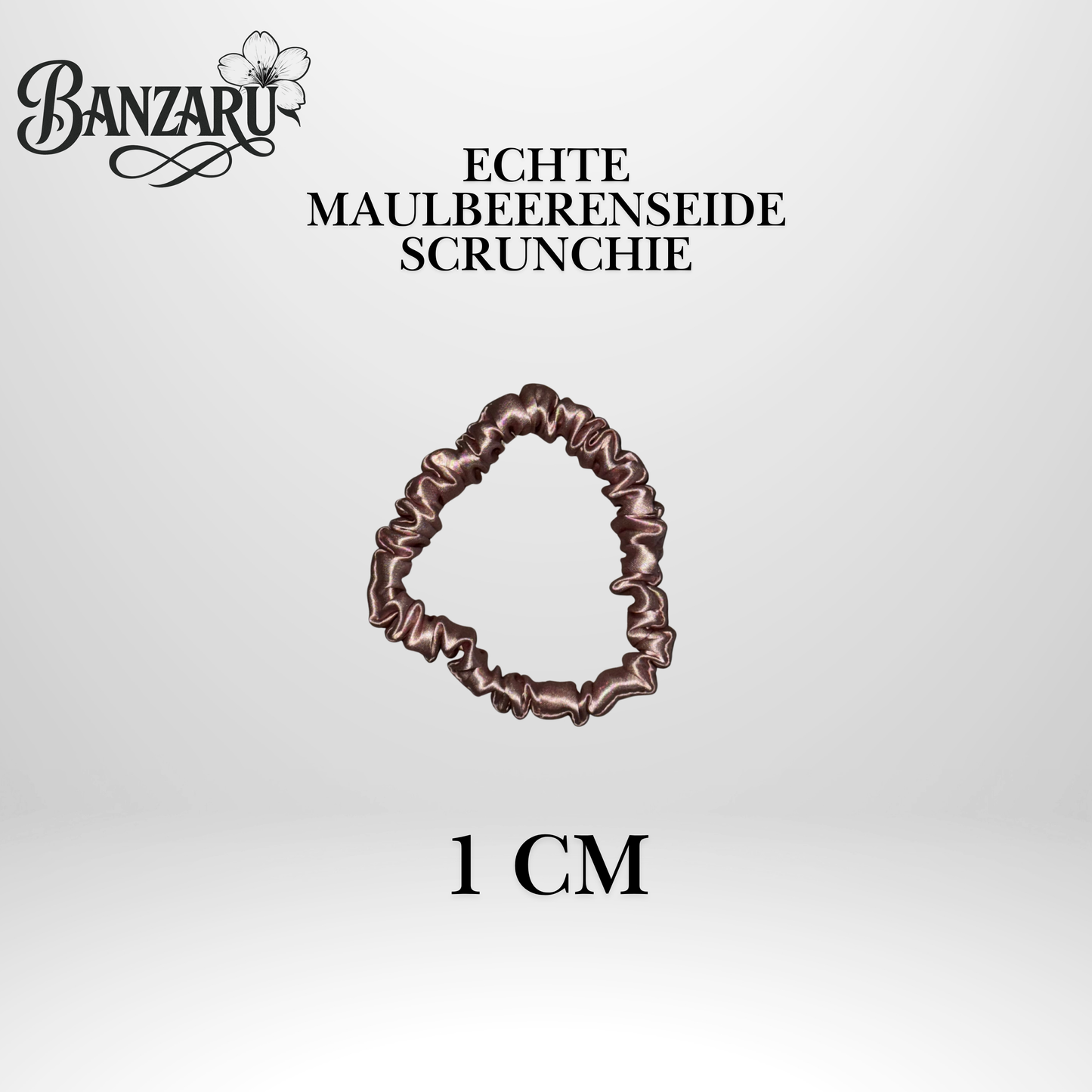 BANZARU Maulbeerseide Scrunchie Set – 100% 19-Momé 6A Seide (3 Größen)