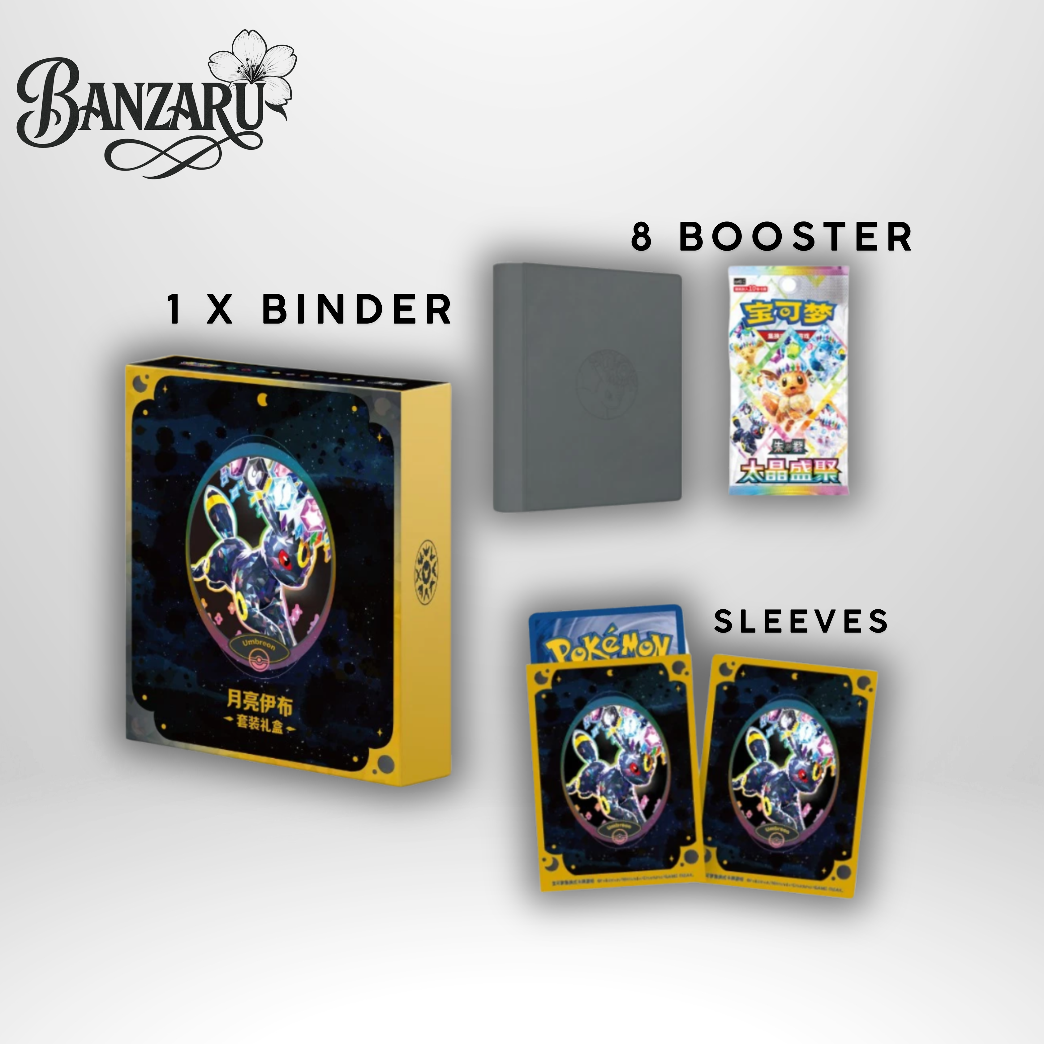 VORBESTELLUNG! Pokémon TCG Terastal Gathering (CSV9.5C) Binder Gift Box – Evoli & Entwicklungen (Simplified Chinese) | Vorbestellung