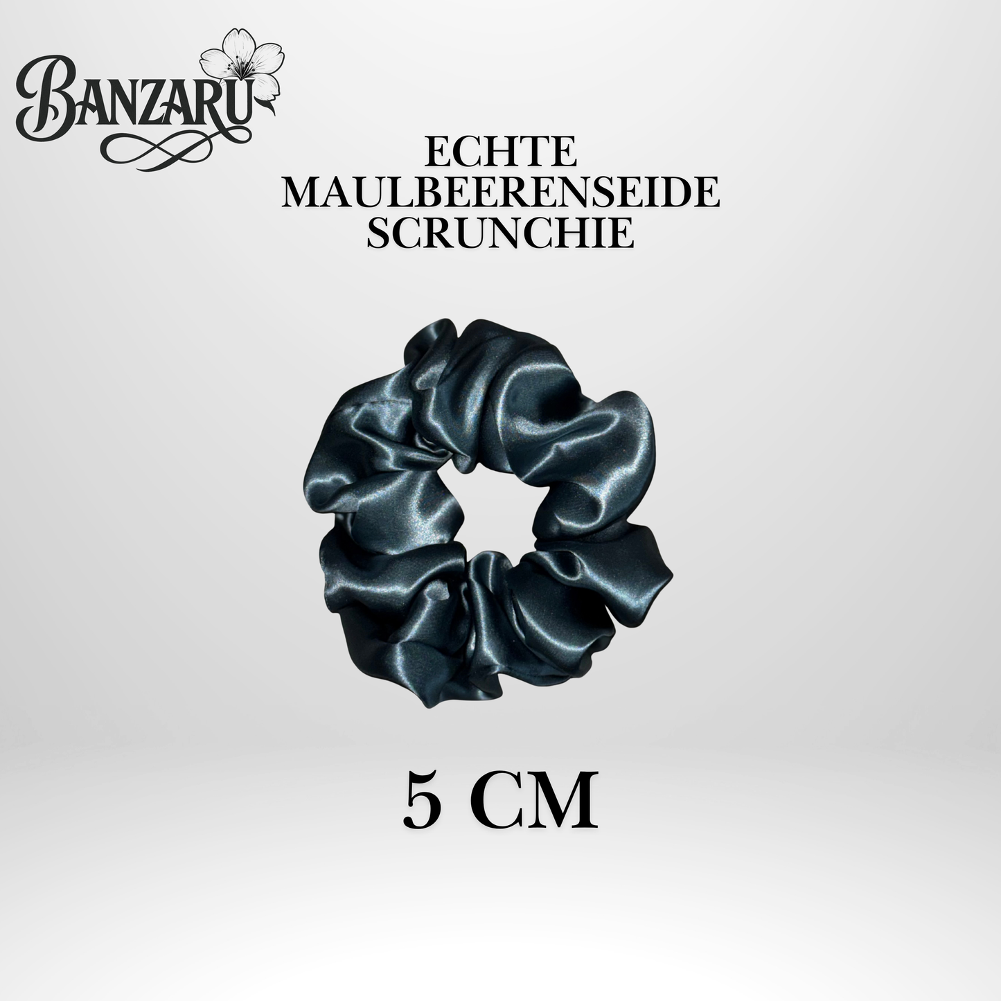 BANZARU Maulbeerseide Scrunchie Set – 100% 19-Momé 6A Seide (3 Größen)
