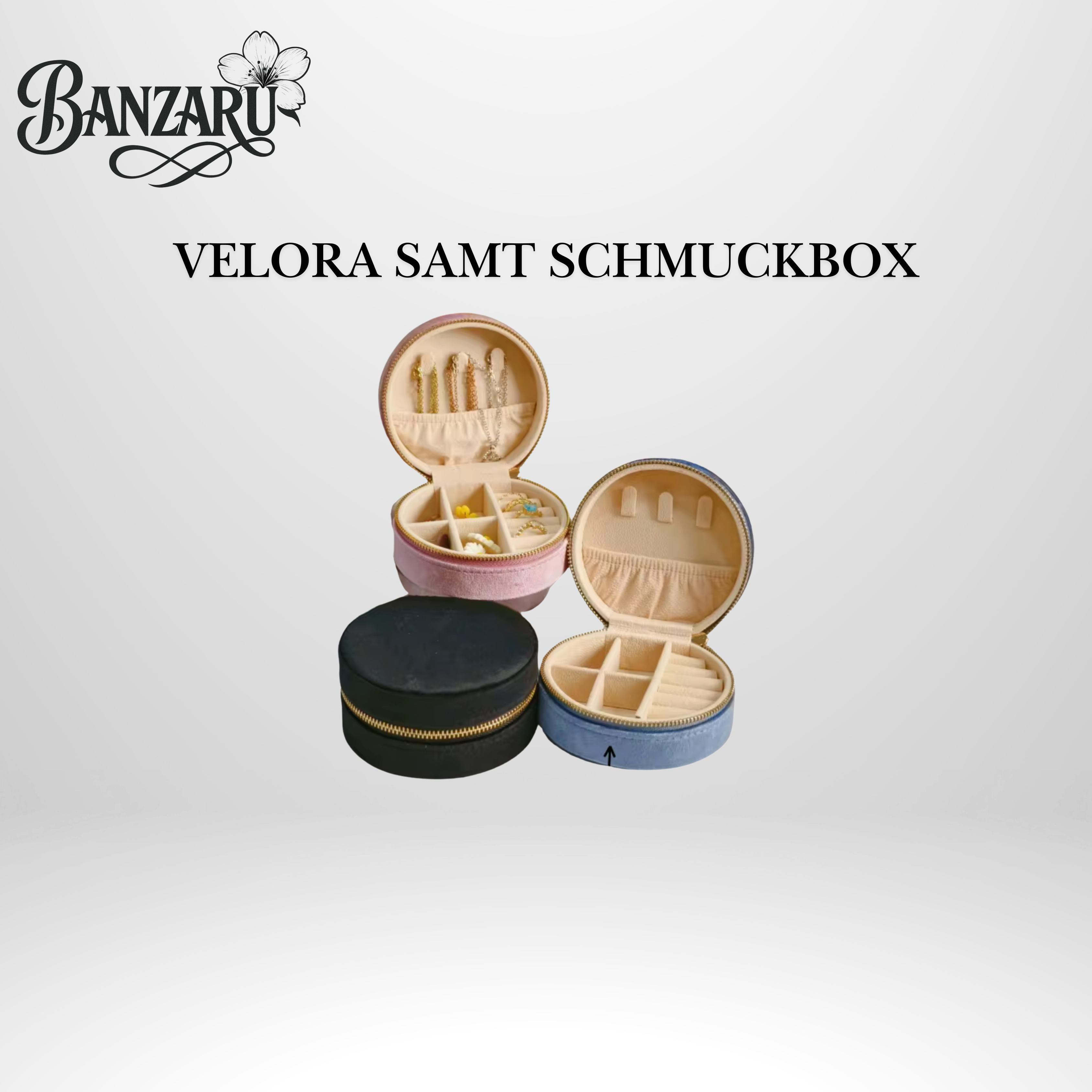 BANZARU Velora Samt Schmuckbox