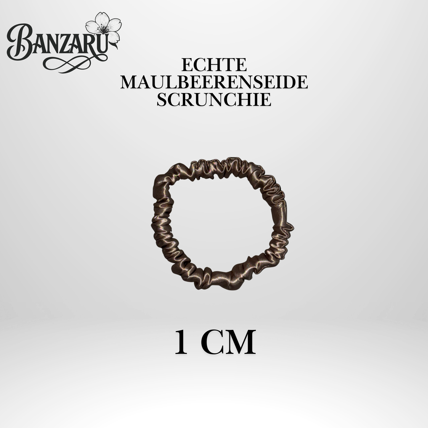 BANZARU Maulbeerseide Scrunchie Set – 100% 19-Momé 6A Seide (3 Größen)