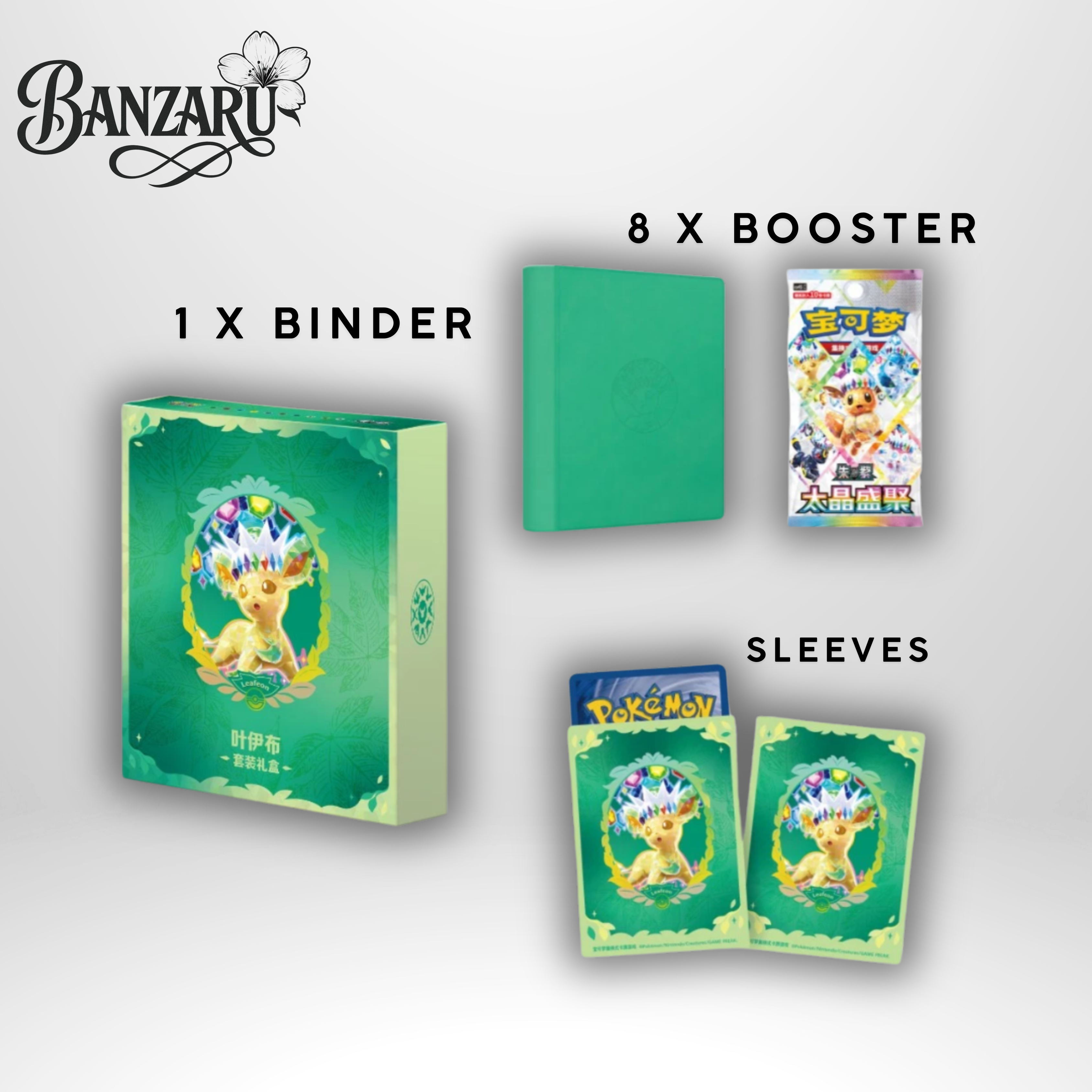 VORBESTELLUNG! Pokémon TCG Terastal Gathering (CSV9.5C) Binder Gift Box – Evoli & Entwicklungen (Simplified Chinese) | Vorbestellung