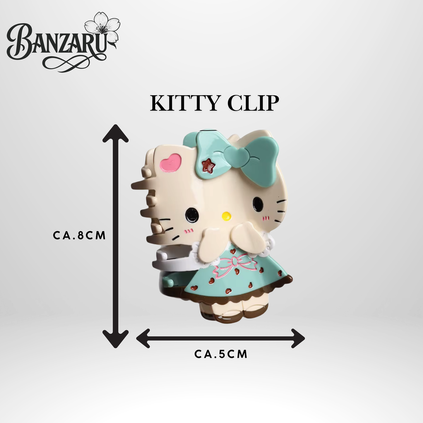 Kitty Clip aus Acetat