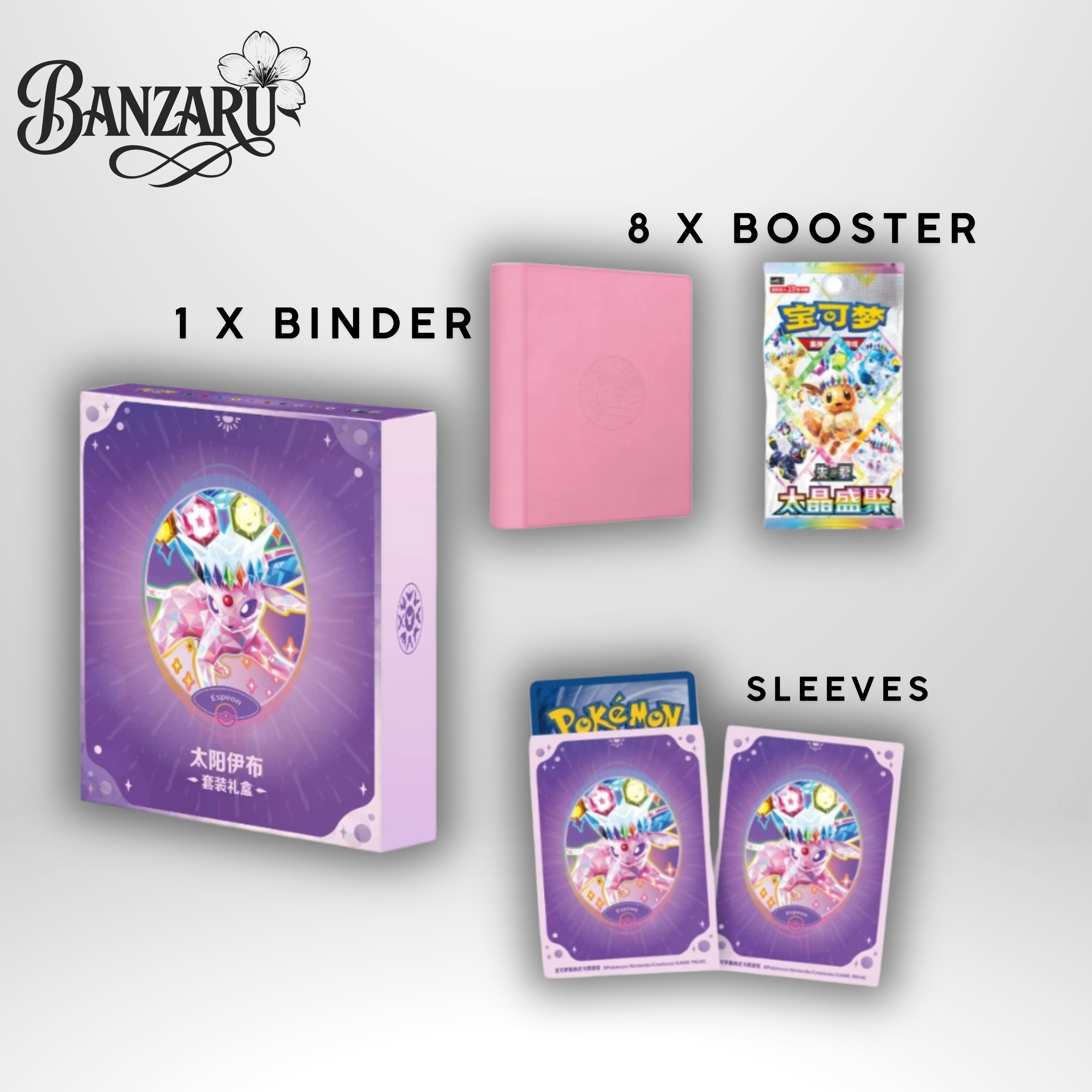 VORBESTELLUNG! Pokémon TCG Terastal Gathering (CSV9.5C) Binder Gift Box – Evoli & Entwicklungen (Simplified Chinese) | Vorbestellung