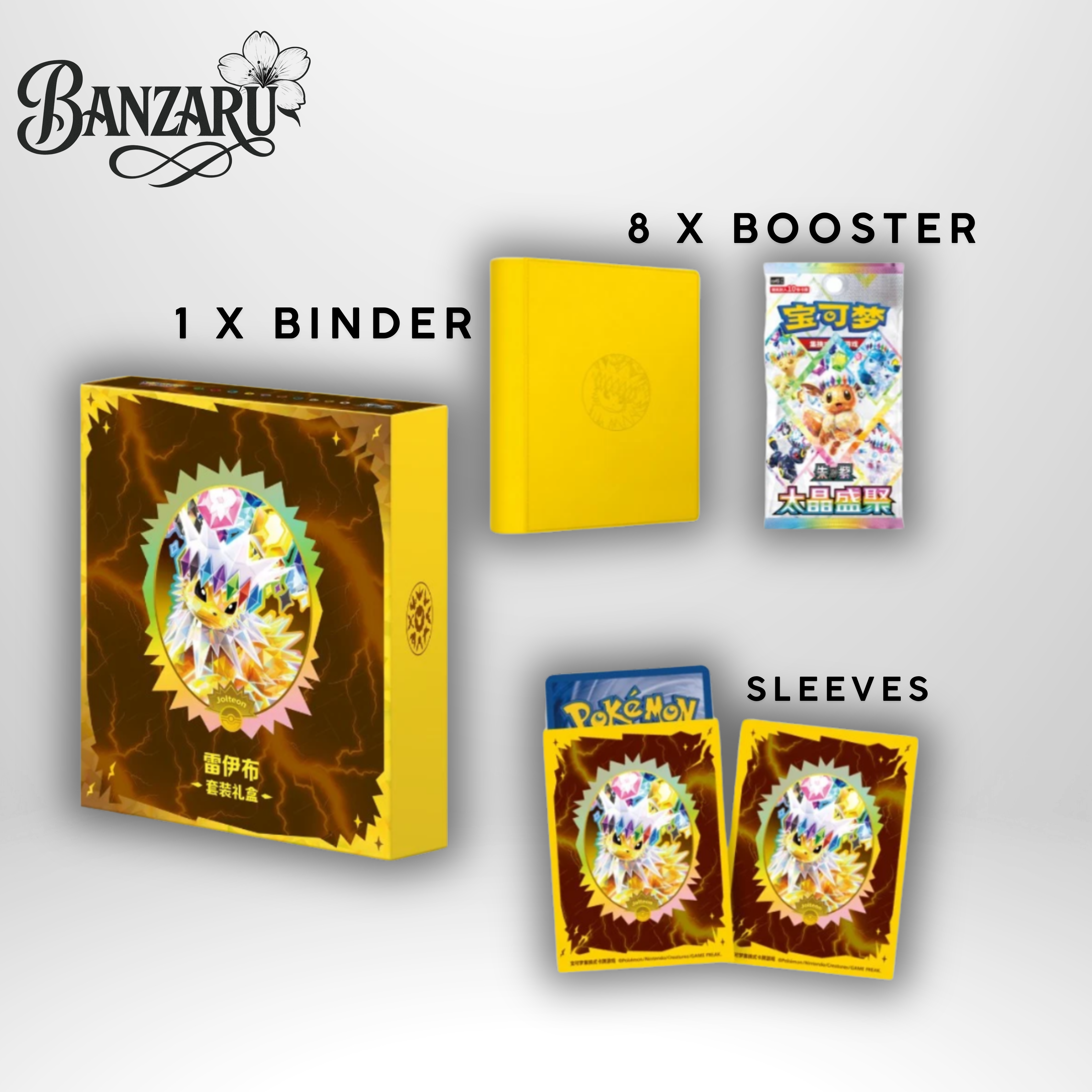 VORBESTELLUNG! Pokémon TCG Terastal Gathering (CSV9.5C) Binder Gift Box – Evoli & Entwicklungen (Simplified Chinese) | Vorbestellung