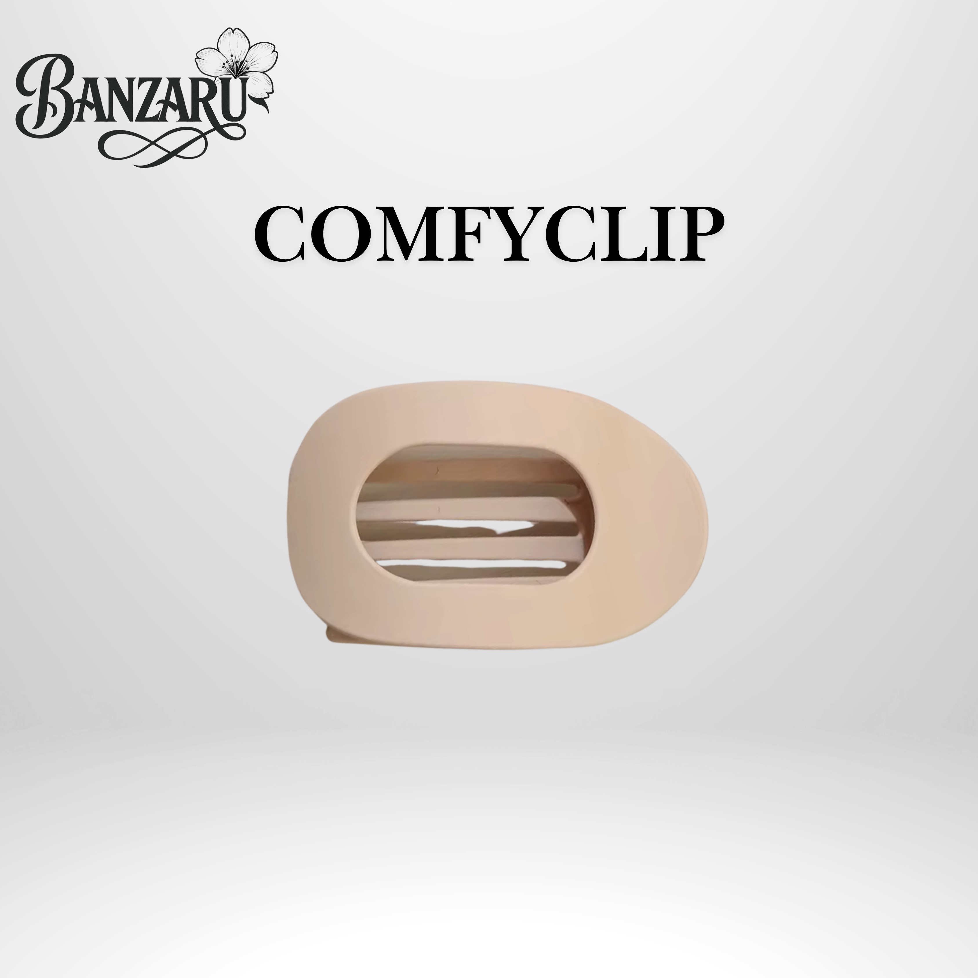 Banzaru ComfyClip – Extra flacher Haarclip (10 cm)