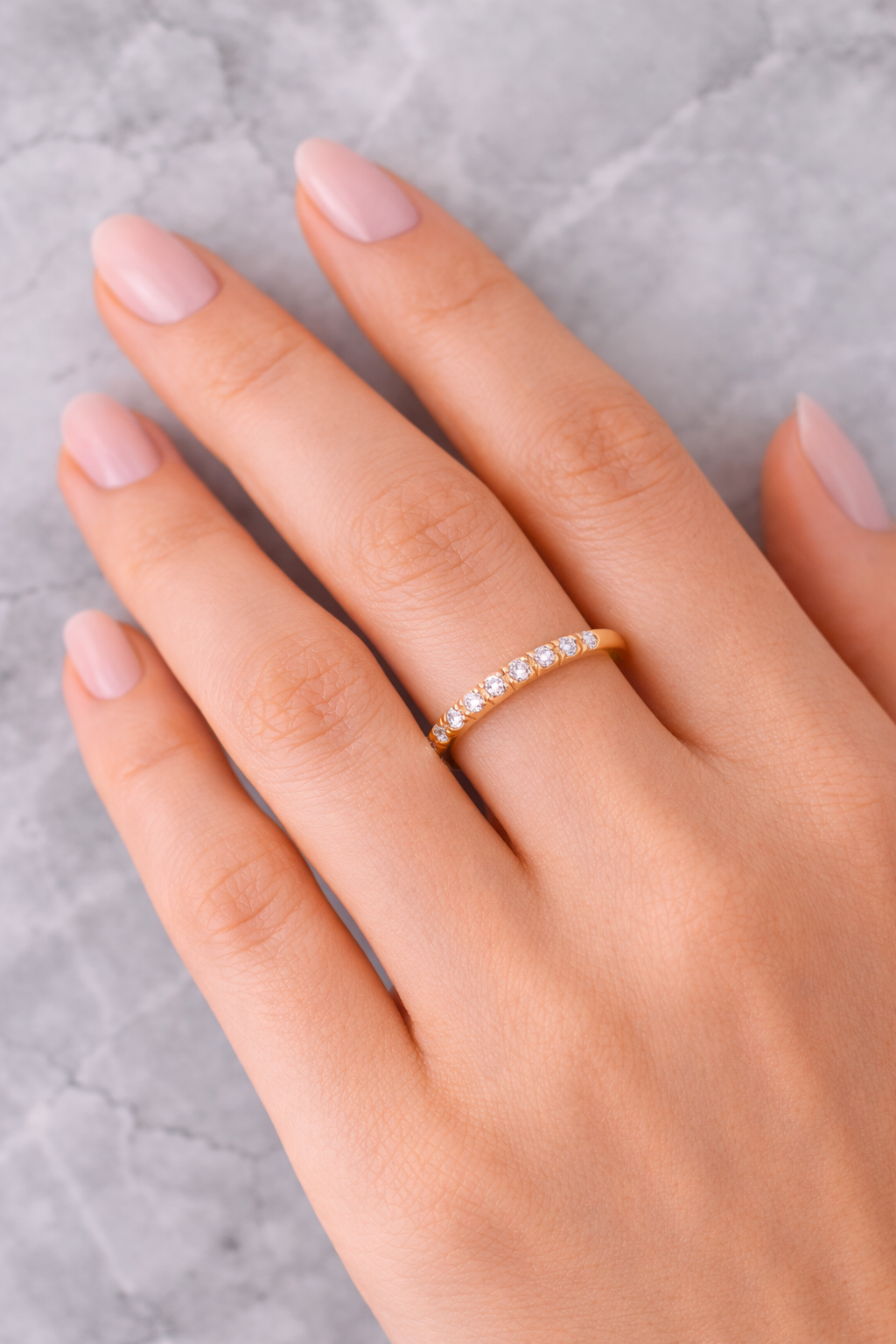Aurea Thin – Filigraner Ring aus hochwertigem Edelstahl 18k vergoldet