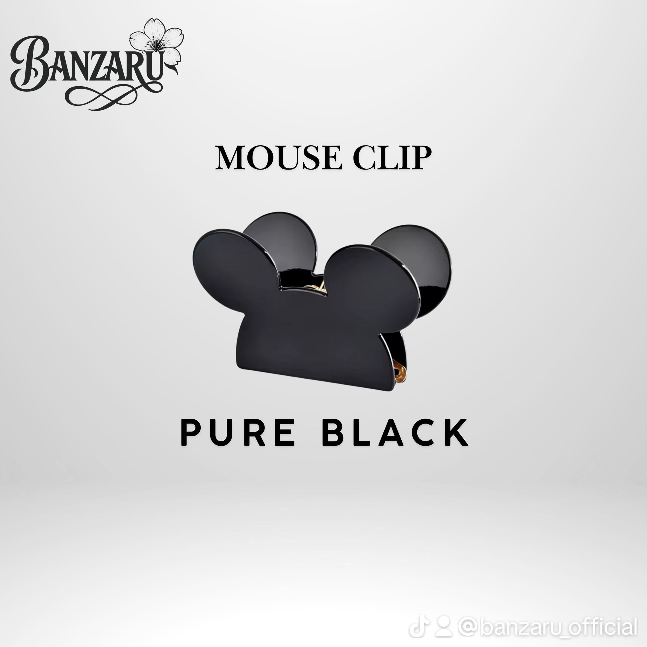 Mouse Clip – Hochwertige Haarklammer aus Azetat 9cm