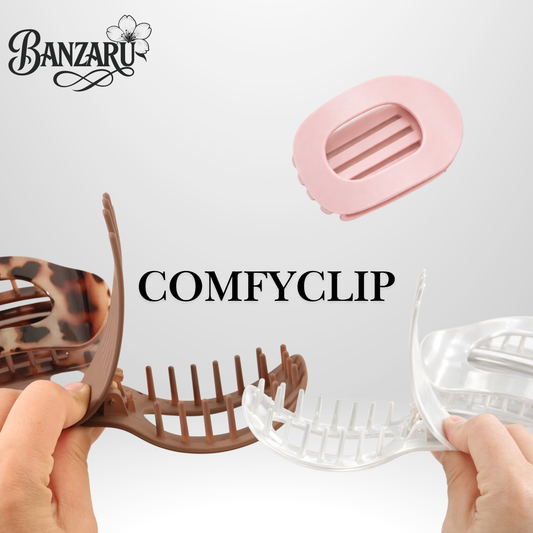 Banzaru ComfyClip – Extra flacher Haarclip (10 cm)