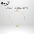 Aurelia Love Halskette – Edelstahl & 18K Vergoldung