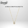 Aurelia Drop Halskette – Edelstahl & 18K Vergoldung
