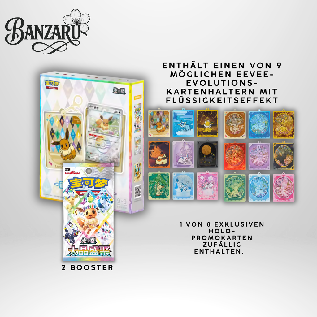 Pokémon China Terastal Festival Eevee Card Display Gift Box – Vorbestellung