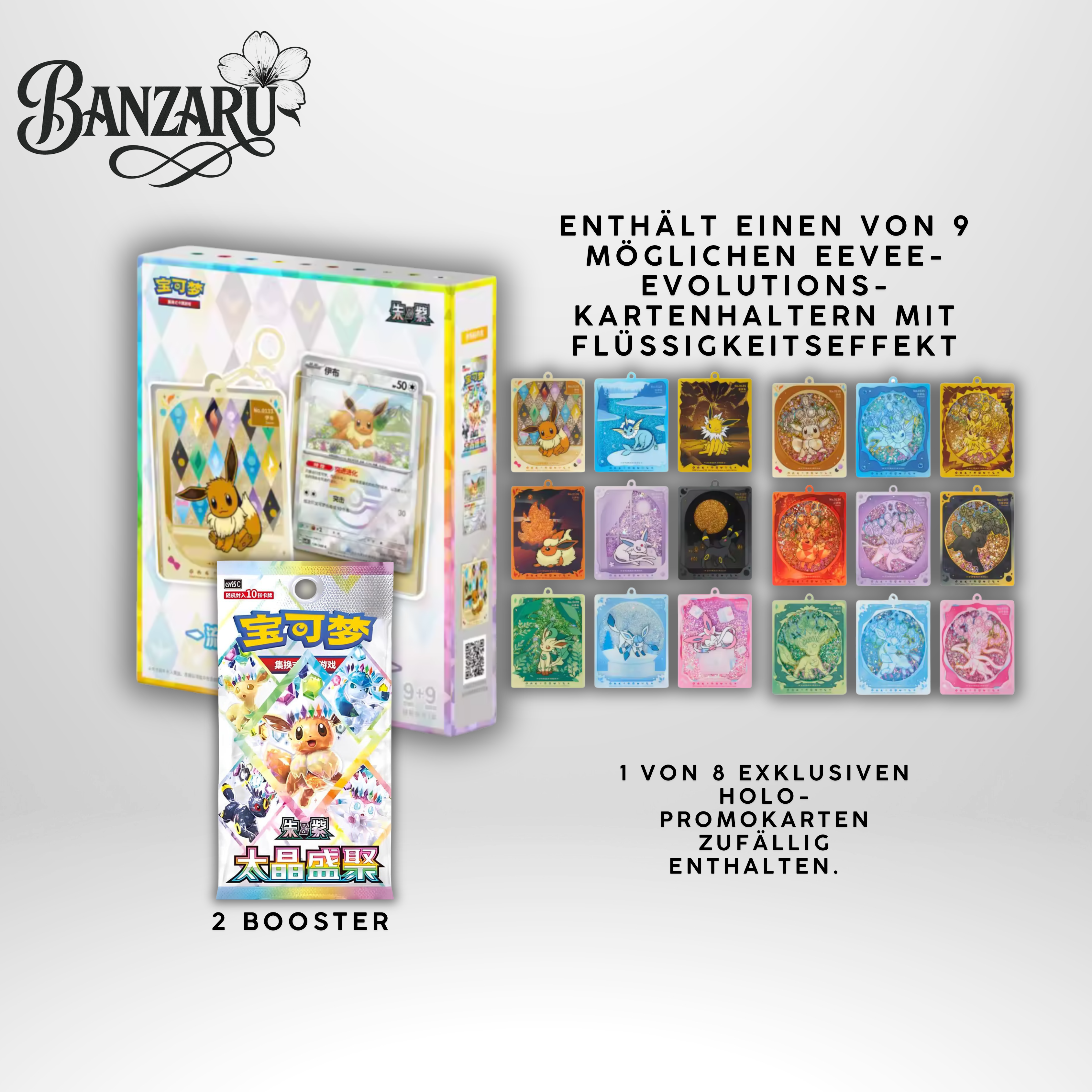 Pokémon China Terastal Festival Eevee Card Display Gift Box – Vorbestellung