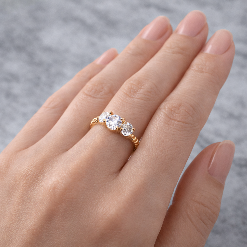 Triple Radiance 18k vergoldet