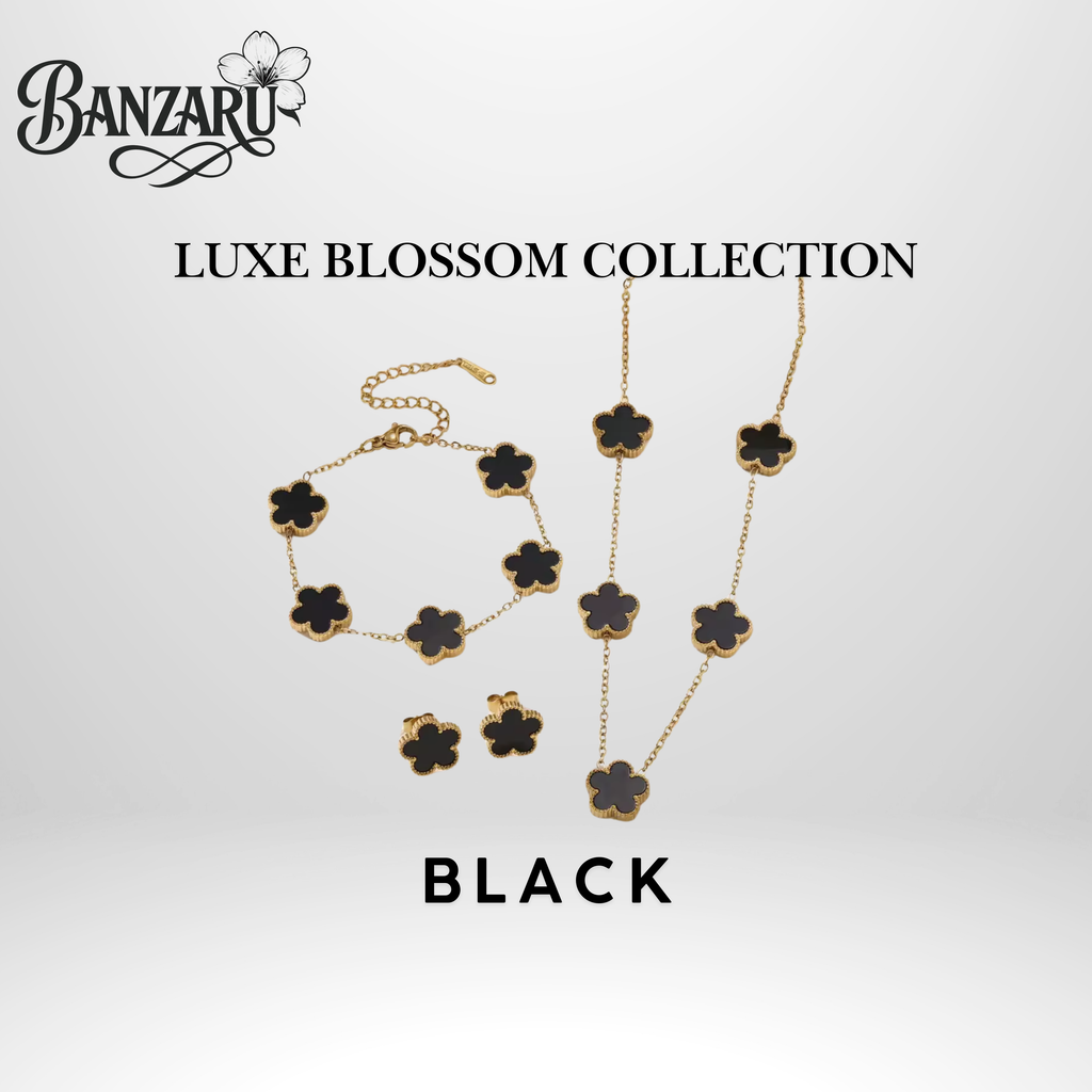 Luxe Blossom Collection Edelstahl 18k vergoldet
