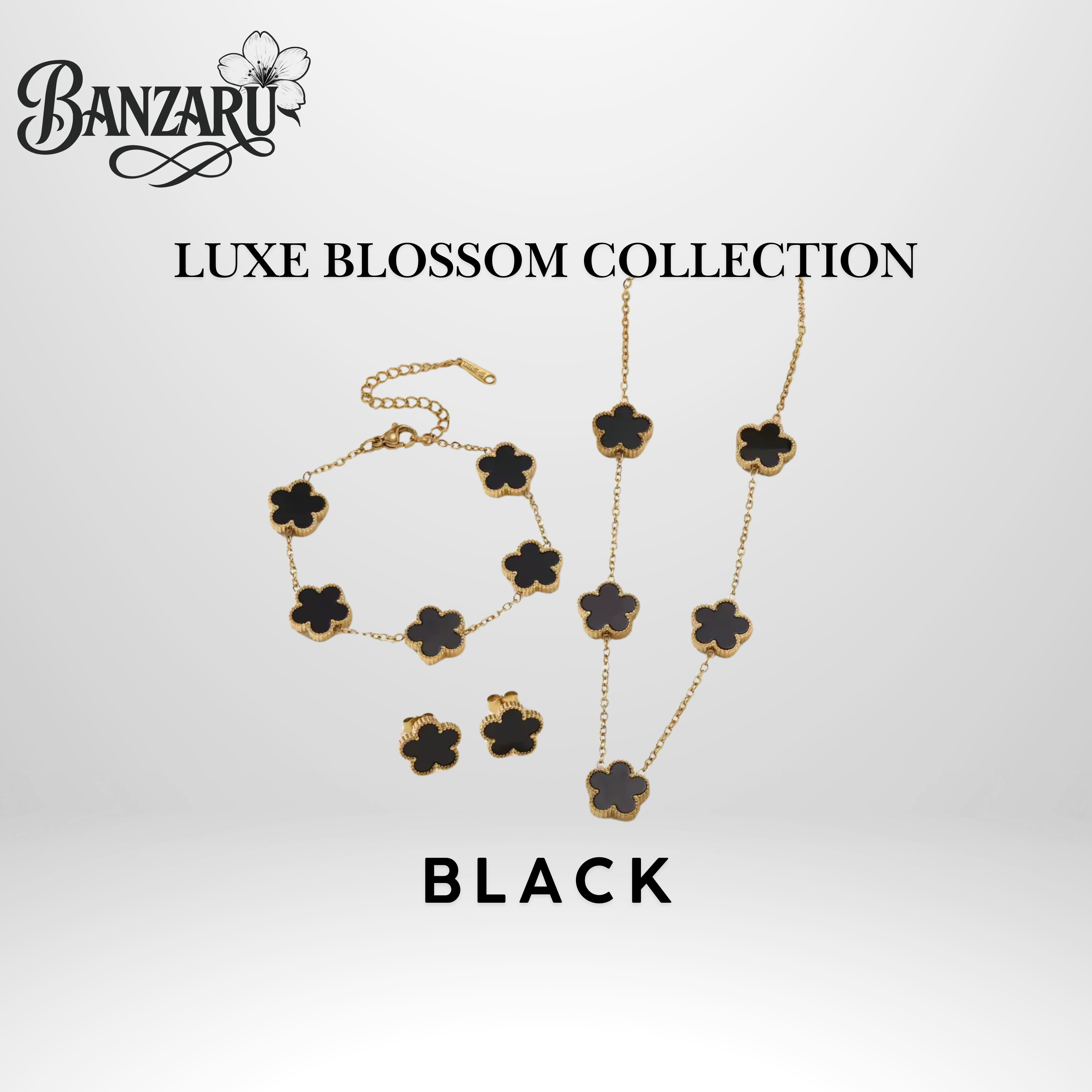 Luxe Blossom Collection Edelstahl 18k vergoldet
