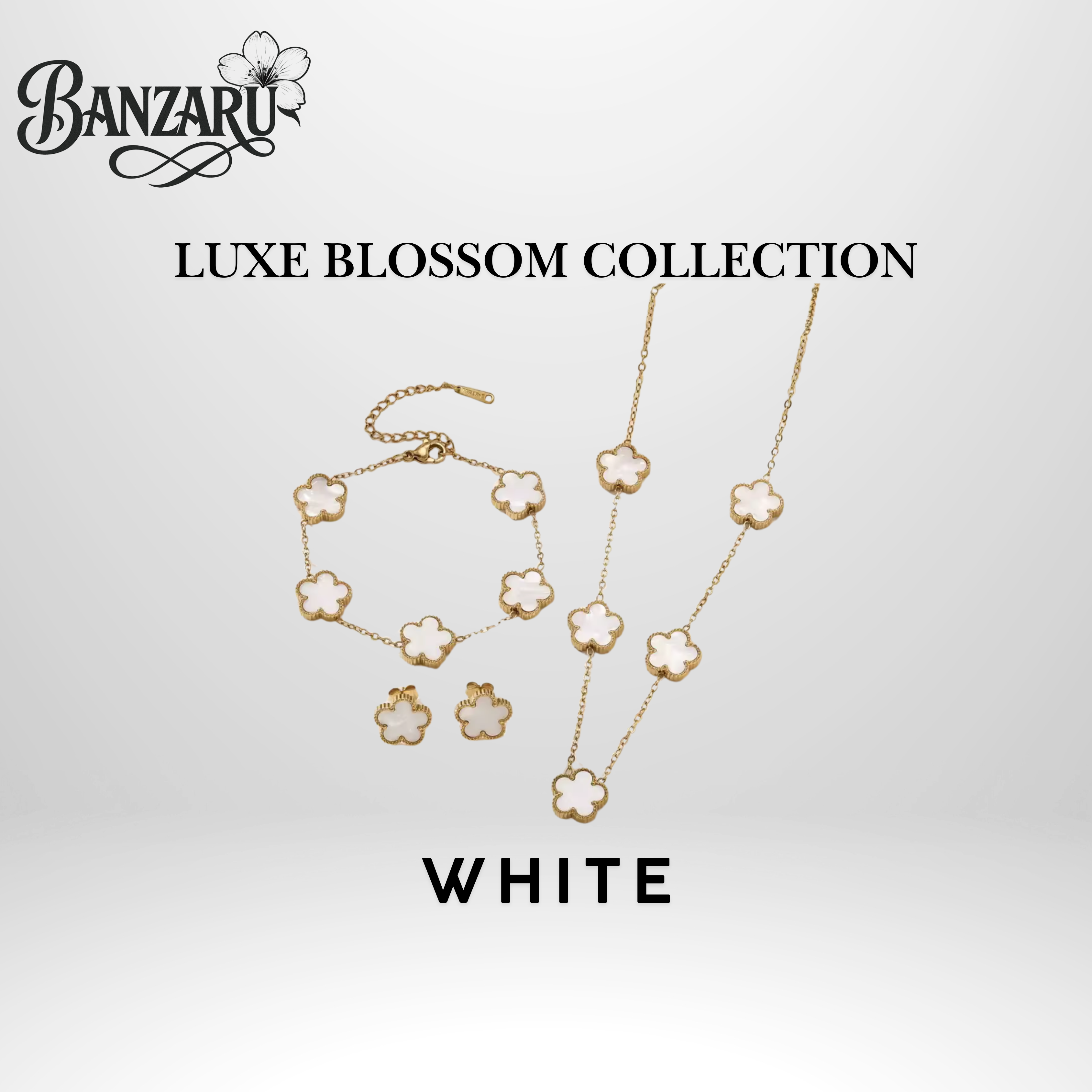 Luxe Blossom Collection Edelstahl 18k vergoldet