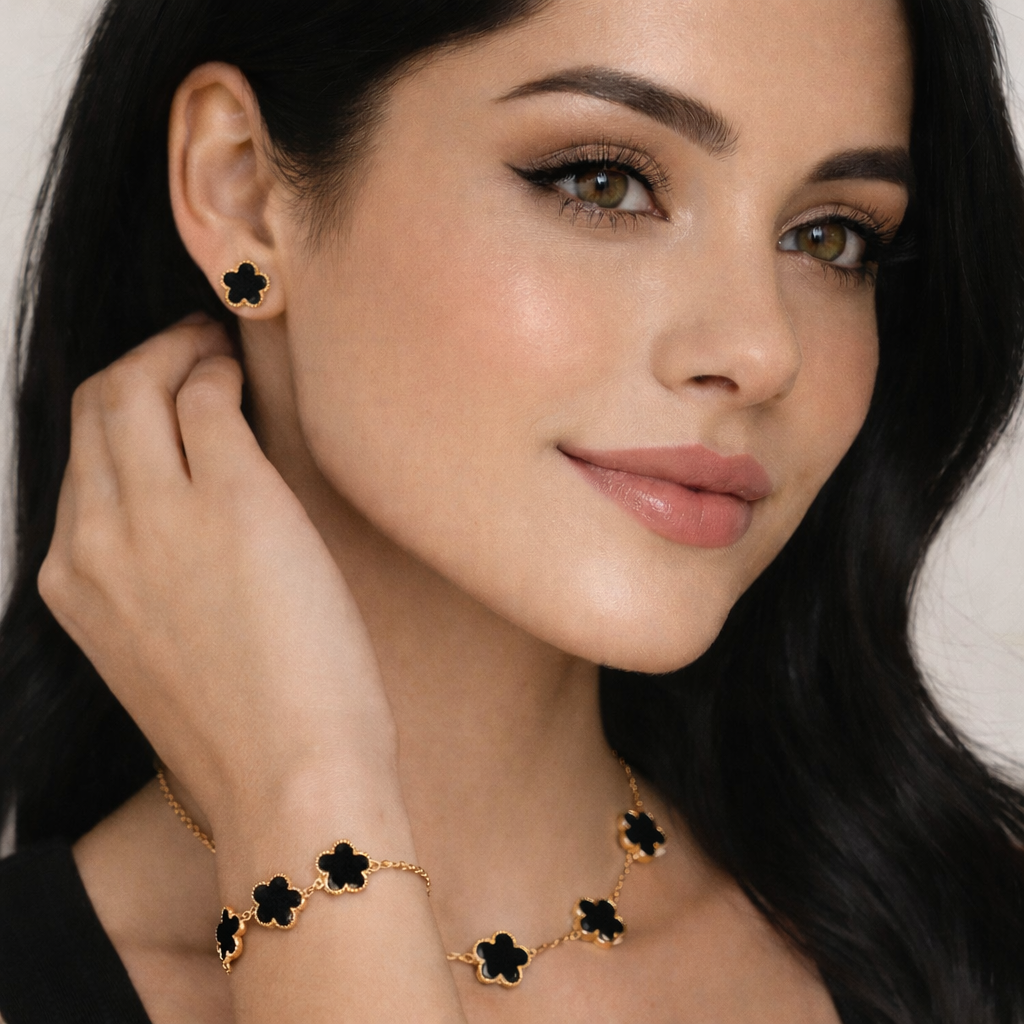 Luxe Blossom Collection Edelstahl 18k vergoldet