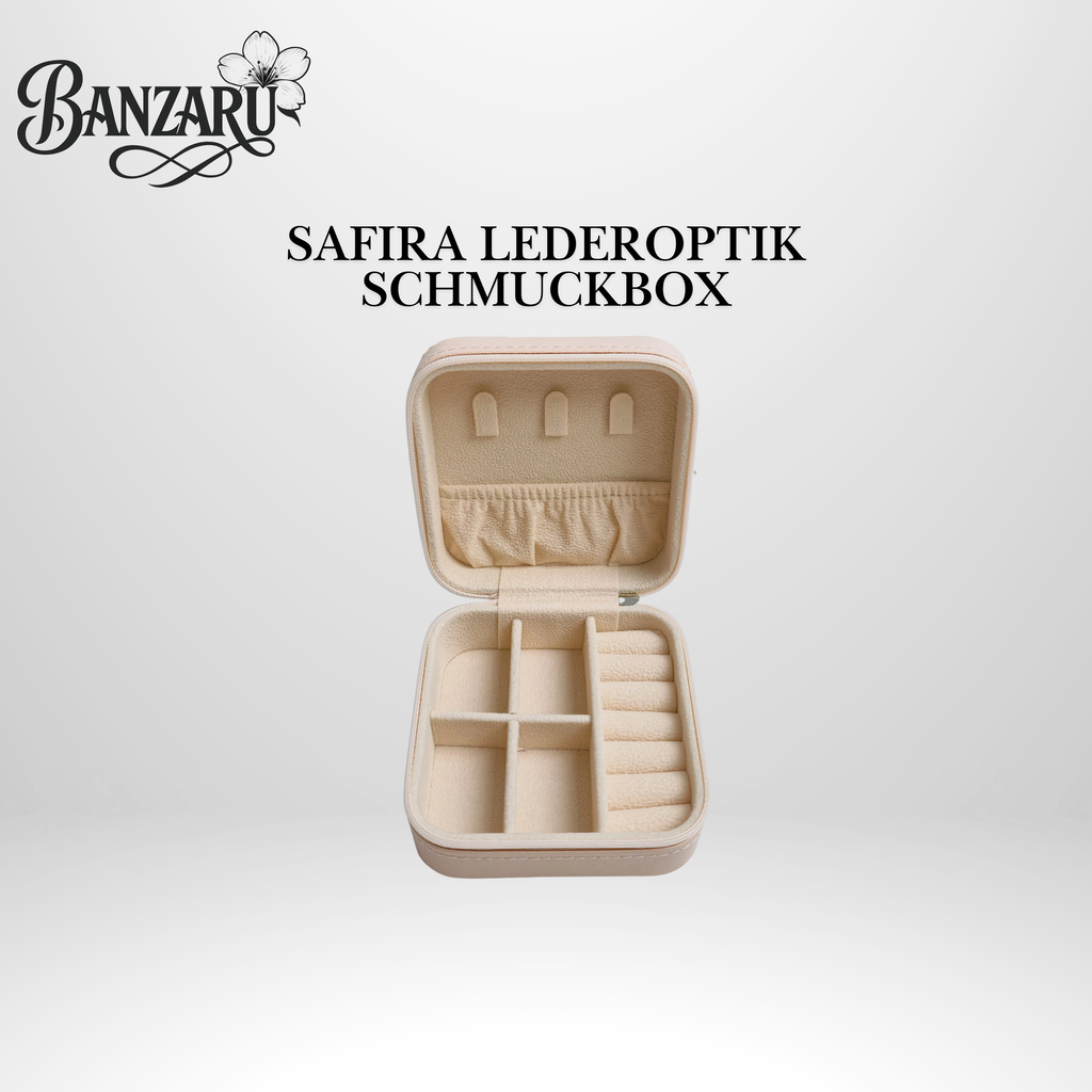 Safira Lederoptik Schmuckbox