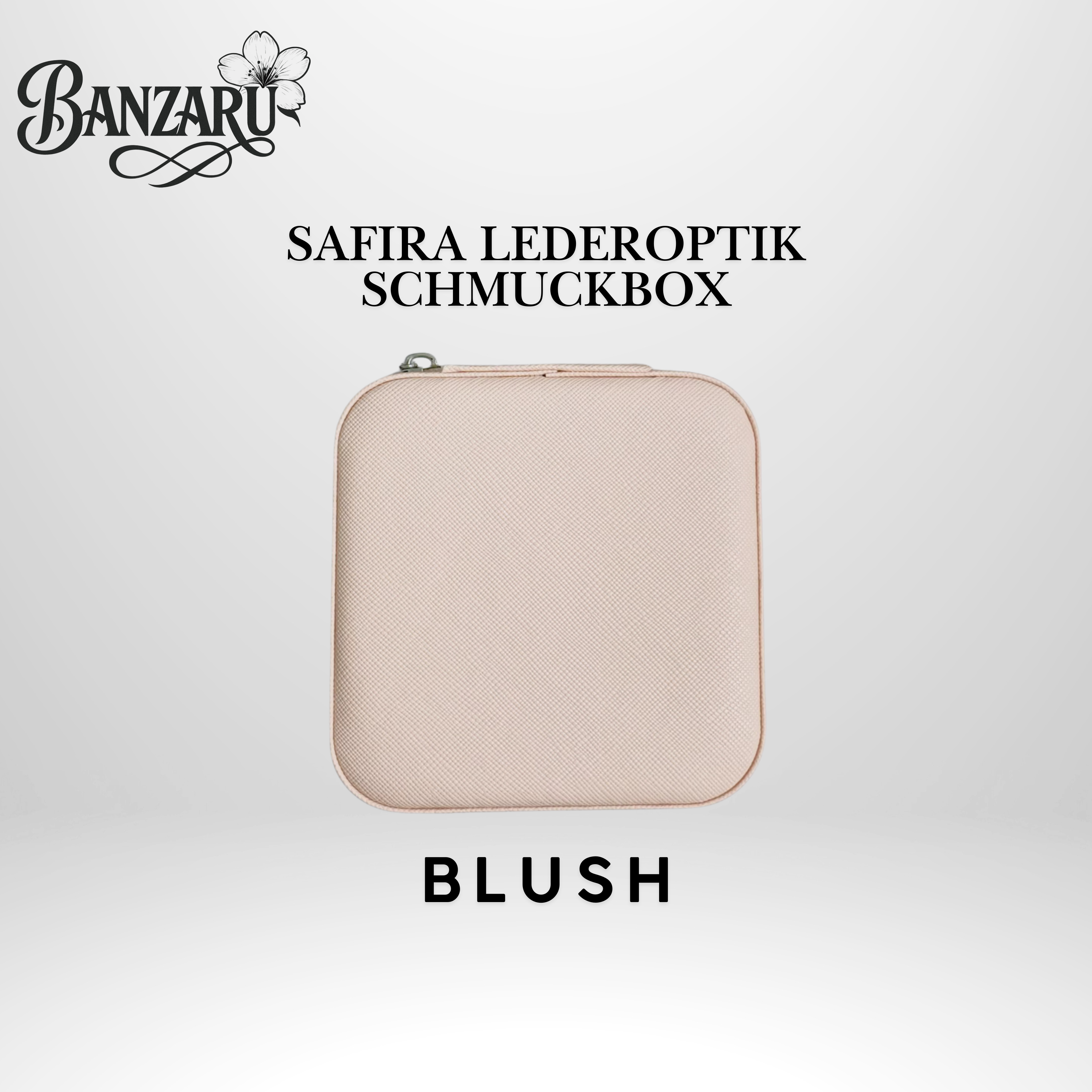 Safira Lederoptik Schmuckbox