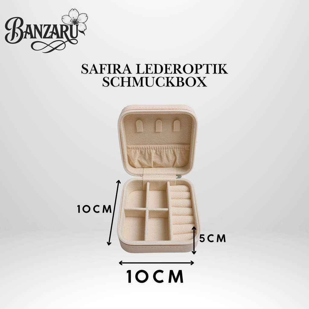 Safira Lederoptik Schmuckbox