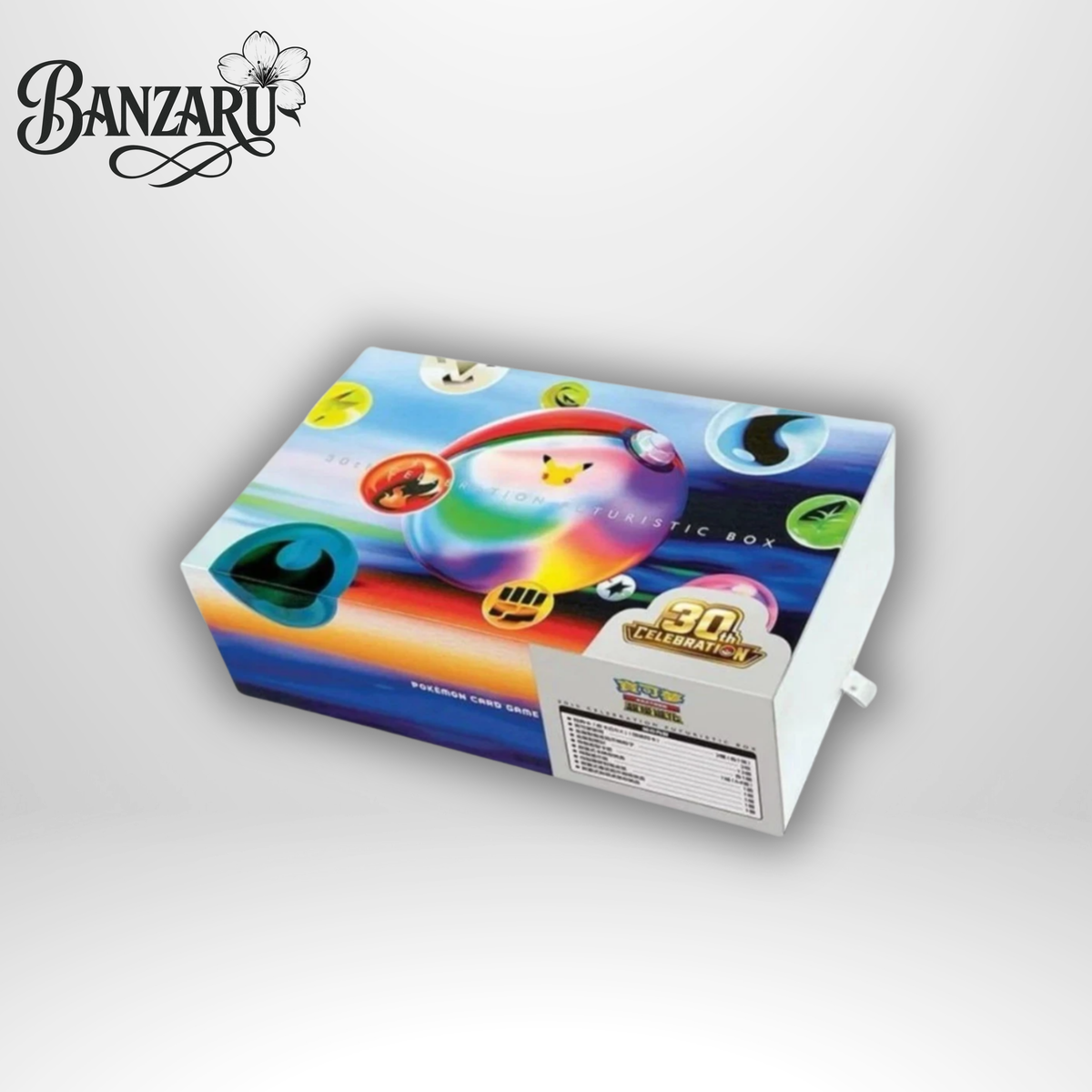 Pokémon 30th Celebration Futuristic Box – Chinesisch VORBESTELLUNG!