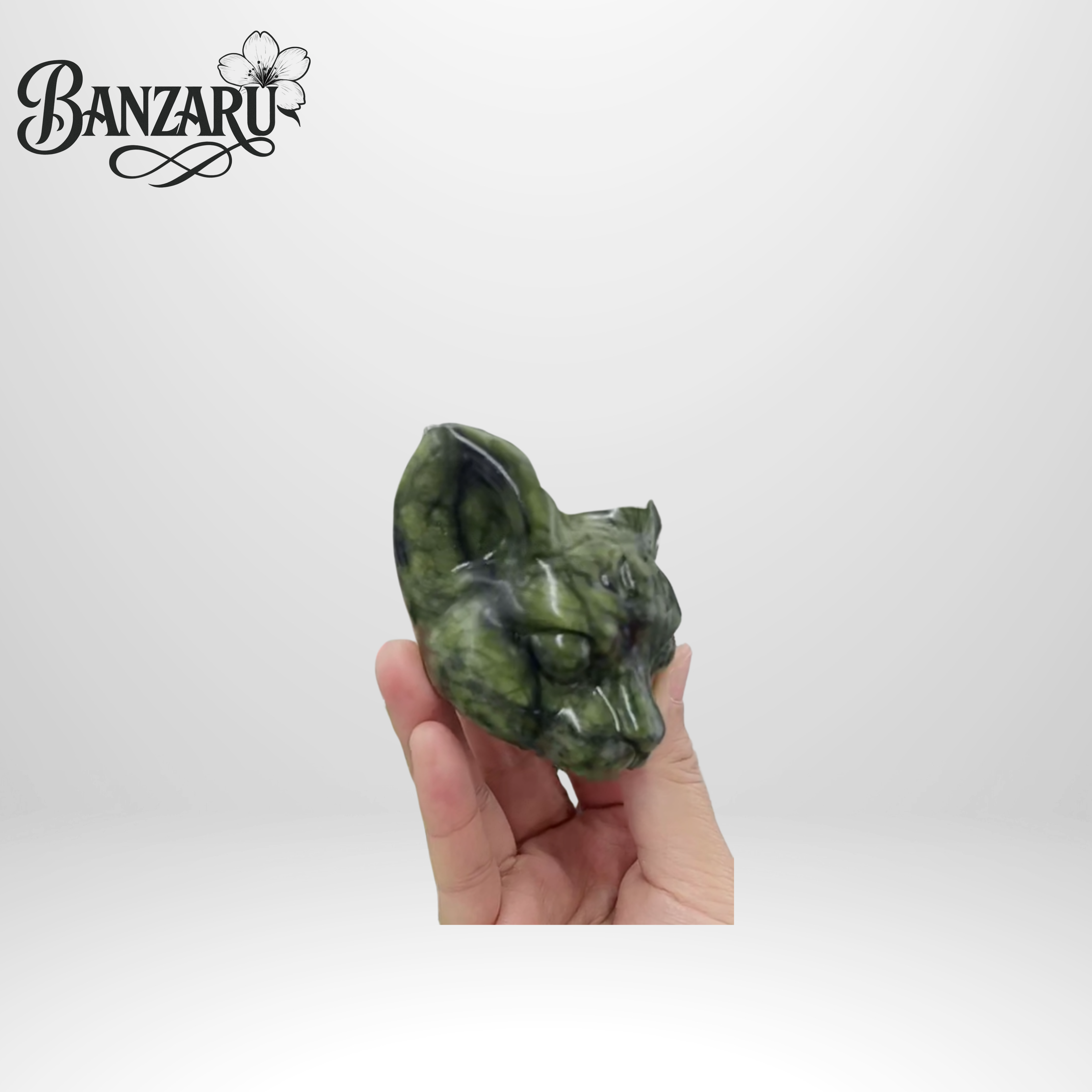 Grüne Jade Third Eye Katze Vorbestellung